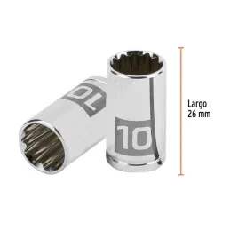  Dados 10mm E1/4 Poligonales CrVanadio, Truper 100982 2.881356 Dados 10mm E1/4 Poligonales CrVanadio, Truper 100982

Fabricado e