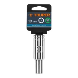  Dados 10mm E1/2 Tubulares Hexagonales CrVanadio, Truper 13350 7.033898 Dados 10mm E1/2 Tubulares Hexagonales CrVanadio, Truper 