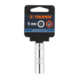  Dados 11mm E1/4 Tubulares Hexagonales CrVanadio, Truper 13205 3.728814 Dados 11mm E1/4 Tubulares Hexagonales CrVanadio, Truper 