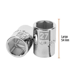  Dados 27mm E3/4 Hexagonales CrVanadio, Truper 14975 19.491525 Dados 27mm E3/4 Hexagonales CrVanadio, Truper 14975

Fabricado en