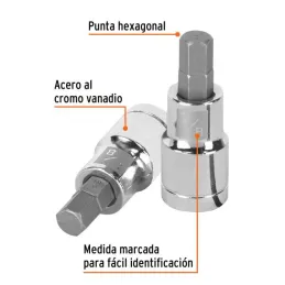  Dados de Punta Hexagonal 3/8" E1/2, Truper 13253 6.779661 Dados de Punta Hexagonal 3/8" E1/2, Truper 13253

Fabricado en acero 