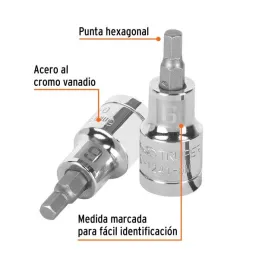  Dados de Punta Hexagonal 6mm E1/2, Truper 13281 6.101695 Dados de Punta Hexagonal 6mm E1/2, Truper 13281

Fabricado en acero al