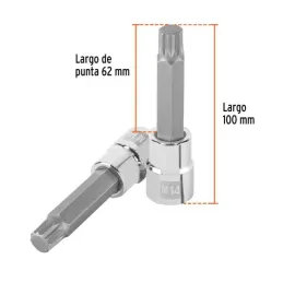  Dados Punta Bristol M14 E1/2 Plarga CrVanadio Truper 101303 13.559322 Dados Punta Bristol M14 E1/2 Plarga CrVanadio Truper 1013