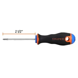  Desarmador Estrella Bhex 1/8" x2-1/2" ComfortGrip Truper 18547 2.966102 Desarmador Estrella Bhex 1/8" x2-1/2" ComfortGrip Trupe