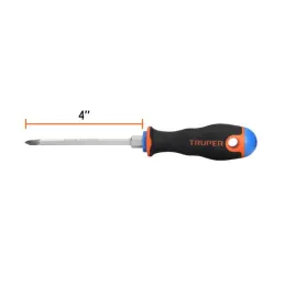  Desarmador Estrella BHex 3/16" x4" ComfortGrip Truper 100836 4.40678 Desarmador Estrella BHex 3/16" x4" ComfortGrip Truper 1008