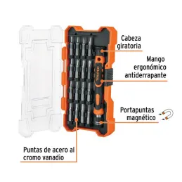  Desarmadores Juegos 16 Puntas MAluminio electronica y Presicion Truper 14159 13.389831 Desarmadores Juegos 16 Puntas MAluminio 