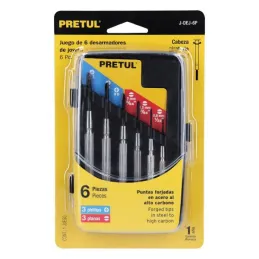  Desarmadores Juegos 6 Pza Mmetalico electronica y Presicion Truper 21381 6.694915 Desarmadores Juegos 6 Pza Mmetalico electroni