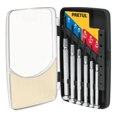  Desarmadores Juegos 6 Pza Mmetalico electronica y Presicion Truper 21381 6.694915 Desarmadores Juegos 6 Pza Mmetalico electroni