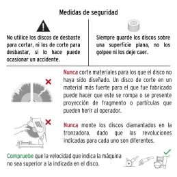  Discos Diamantados 9" Turbo Uso General, 2.8mm, DDT-1542T 12982 Truper 44.067797 Discos Diamantados 9" Turbo Uso General, 2.8mm