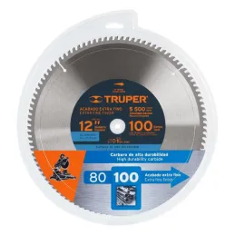  Discos sierras 12" 100Dientes C1", para aluminio, Truper 12686 88.983051 Discos sierras 12" 100Dientes C1", para aluminio, Trup