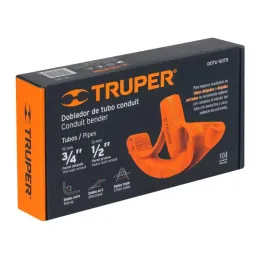  Doblador de Tubo CONDUIT 3/4", Fundido en Hierro Ductil, DOTU-5075 12846 Truper 45.762712 Doblador de Tubo CONDUIT 3/4", Fundid