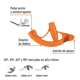  Doblador de Tubo CONDUIT 1", Fundido en Hierro Ductil, DOTU-75100 12847 Truper 79.661017 Doblador de Tubo CONDUIT 1", Fundido e