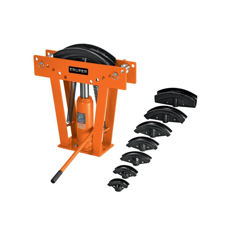  Doblador de Tubo Hidraulico 16 Toneladas, para Tubos de 1/2" a 3", DTH-16 12884 Truper 1077.118644 Doblador de Tubo Hidraulico 
