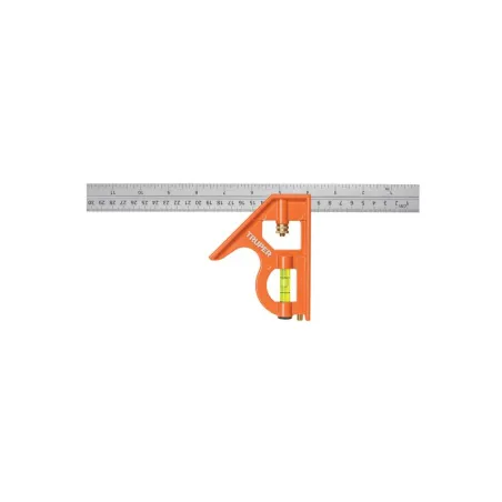  Escuadra de Combinacion 12", Acero Inoxidable, Para Angulos de 45 y 90 Grados, ECT-12 14380 Truper 22.881356 Escuadra de Combin