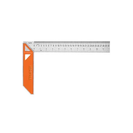 Escuadras Carpintero 12", Graduacion grabada en Laser, Acero Inoxidable, Mango de Aluminio, EC-12 14376 Truper 16.949153 Escuad