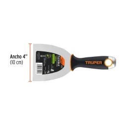  Espatula Flexible 4" Mango Comfort Grip, Acero Inoxidable, ET-4FX 15852 Truper 9.830508 Espatula Flexible 4" Mango Comfort Grip