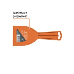  Espatula Plastica 3" Resistente a Solventes Ligeras Y flexible, en Polipropileno, ET-3P 14444 Truper 1.525424 Espatula Plastica