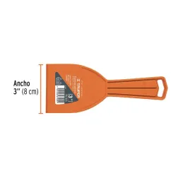  Espatula Plastica 3" Resistente a Solventes Ligeras Y flexible, en Polipropileno, ET-3P 14444 Truper 1.525424 Espatula Plastica