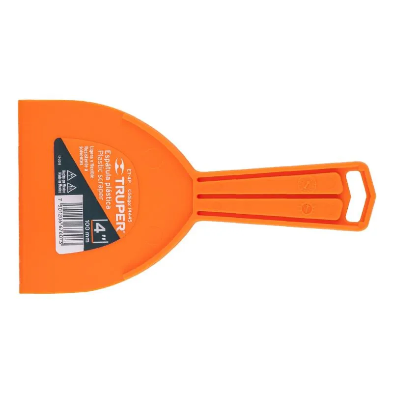 Espatula Plastica 4" Resistente a Solventes Ligeras Y flexible, en Polipropileno, ET-4P 14445 Truper 1.694915 Espatula Plastica Espatula Plastica 4" Resistente a Solventes Ligeras Y flexible, en Polipropileno, ET-4P 14445 Truper 1.694915 Espatula Plastica