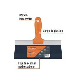  Espatula Tapizadoras 10", Para Alisado y Acabados, ETA-10 14460 Truper 12.627119 Espatula Tapizadoras 10", Para Alisado y Acaba