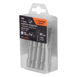  Dados magneticos 3/16" x50mm, 5 piezas, Truper 12895 5.677966 Dados magneticos 3/16" x50mm, 5 piezas, Truper 12895

Fabricados 