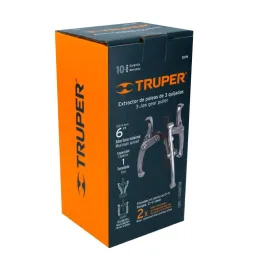  Extractor de Rodajes y Poleas 3 Patas, Apertura max 152mm Alcance max 160mm, EX-P6 14506 Truper 91.525424 Extractor de Rodajes 
