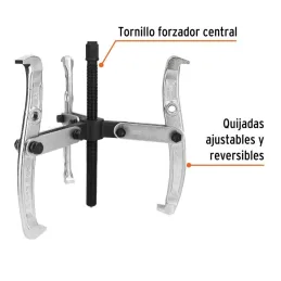  Extractor de Rodajes y Poleas 3 Patas, Apertura max 266mm Alcance max 260mm, EX-P8 14509 Truper 174.576271 Extractor de Rodajes
