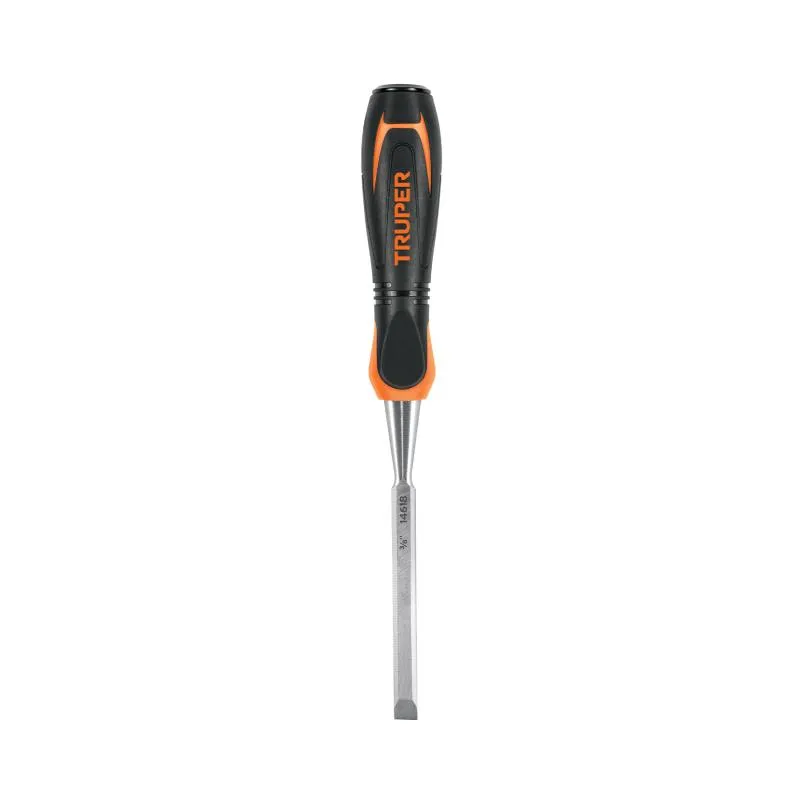 Formones 3/8", en acero al cromo vanadio, Mango Ergonomico Confort Grip, FT-3/8 14618 Truper 9.830508 Formones 3/8", en acero a Formones 3/8", en acero al cromo vanadio, Mango Ergonomico Confort Grip, FT-3/8 14618 Truper 9.830508 Formones 3/8", en acero a