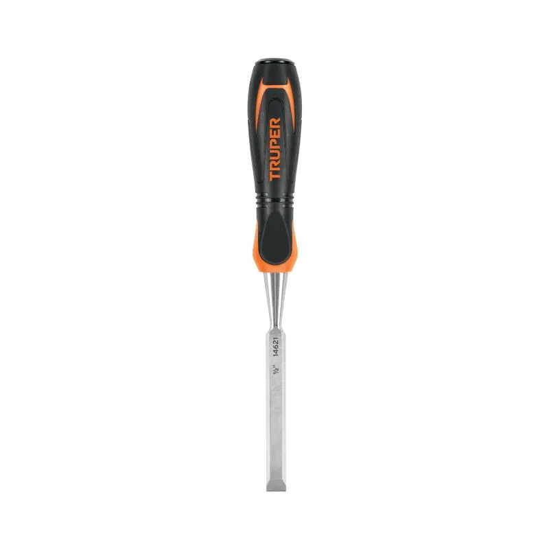 Formones 1/2", en acero al cromo vanadio, Mango Ergonomico Confort Grip, FT-1/2 14621 Truper 10.254237 Formones 1/2", en acero Formones 1/2", en acero al cromo vanadio, Mango Ergonomico Confort Grip, FT-1/2 14621 Truper 10.254237 Formones 1/2", en acero