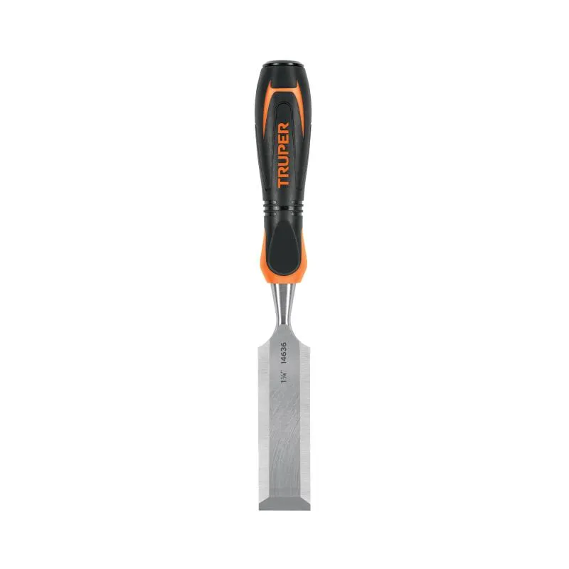 Formones 1 1/4", en acero al cromo vanadio, Mango Ergonomico Confort Grip, FT-1-1/4 14636 Truper 13.050847 Formones 1 1/4", en Formones 1 1/4", en acero al cromo vanadio, Mango Ergonomico Confort Grip, FT-1-1/4 14636 Truper 13.050847 Formones 1 1/4", en