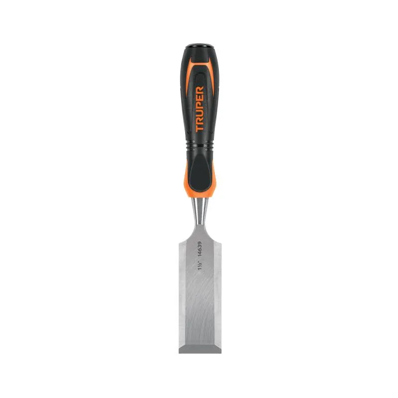 Formones 1 1/2", en acero al cromo vanadio, Mango Ergonomico Confort Grip, FT-1-1/2 14639 Truper 13.983051 Formones 1 1/2", en Formones 1 1/2", en acero al cromo vanadio, Mango Ergonomico Confort Grip, FT-1-1/2 14639 Truper 13.983051 Formones 1 1/2", en