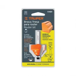  Fresas Doble Romana 1-3/8" x22mm cRodaje, Truper 11481 32.20339 Fresas Doble Romana 1-3/8" x22mm cRodaje, Truper 11481

Cuerpo 