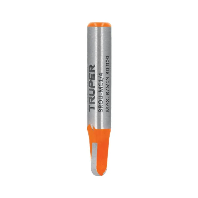 Fresas Media Caña 1/4" x10mm Truper 11460 7.966102 Fresas Media Caña 1/4" x10mm Truper 11460
Cuerpo de acero al cromo y cuchil Fresas Media Caña 1/4" x10mm Truper 11460 7.966102 Fresas Media Caña 1/4" x10mm Truper 11460
Cuerpo de acero al cromo y cuchil