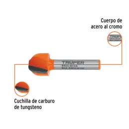  Fresas Media Caña 5/8" x13mm Truper 102722 11.440678 Fresas Media Caña 5/8" x13mm Truper 102722

Cuerpo de acero al cromo y cuc