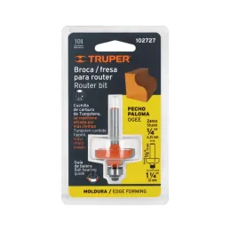  Fresas Pecho de Paloma 1-1/8" x13mm cRodaje Truper 102727 27.966102 Fresas Pecho de Paloma 1-1/8" x13mm cRodaje Truper 102727

