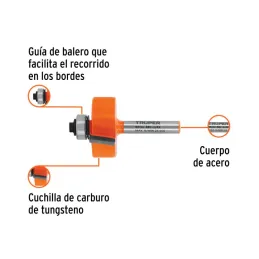  Fresas Rebajadora 1-1/4 x13mm cRodaje Truper 11477 21.186441 Fresas Rebajadora 1-1/4 x13mm cRodaje Truper 11477

Cuerpo de acer