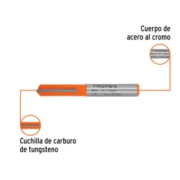  Fresas Recta de dos Filos 1/4" x20mm Truper 11452 8.220339 Fresas Recta de dos Filos 1/4" x20mm Truper 11452

Cuerpo de acero a