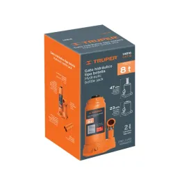  Gata de Botella 8 Toneladas, Con Tornillo de Extension, Altura Max 470 mm, GAT-8 14816 Truper 108.474576 Gata de Botella 8 Tone