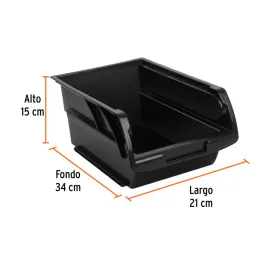  Gavetas Bandejas Apilables N4 34x21x15cm Polipropileno Truper 10891 8.983051 Gavetas Bandejas Apilables N4 34x21x15cm Polipropi