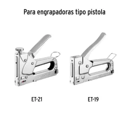  Grapas 5/16" Corona 29/64" Calibre 25 x1000u para Engrapadora ET-21 ET-21P, ET-21-5/16 17971 Truper 2.542373 Grapas 5/16" Coron