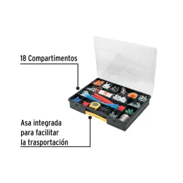  Organizador reforzado de Plastico 18 Compartimientos 37x28x6cm Pretul 20679 13.559322 Organizador reforzado de Plastico 18 Comp