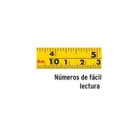  Wincha Fibra de Vidrio Carcasa Plastica 50 Metros, Carcasa ABS Cubierta con TPR, TP50ME 12640 Truper 49.152542 Wincha Fibra de 