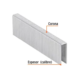  Grapas Corona 7/16" Calibre 16 L32mm Engrapadora Neumatica C1000u Truper 13334 16.101695 Grapas Corona 7/16" Calibre 16 L32mm E