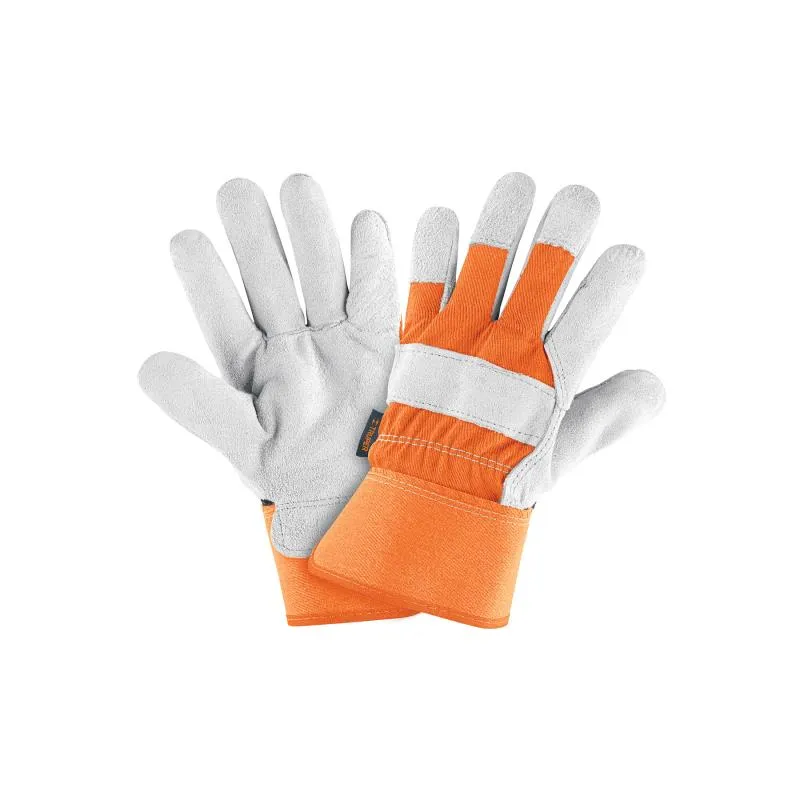  Guantes de Carnaza Talla G Loneta puño de Seguridad, uso general, GUX-BOVA 14245 Truper 10.762712 Guantes de Carnaza Talla G Lo