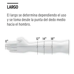  Guantes de Carnaza Unitalla Premium puño largo de seguridad, forro interno, para soldador, GU-SOL 15246 Truper 24.576271 Guante