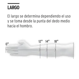  Guantes de Latex Talla G puños extralargo uso industrial Truper 14269 16.949153 Guantes de Latex Talla G puños extralargo uso i