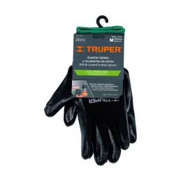  Guantes de Nylon Talla M recubierto de Nitrilo puño tejido, uso metalmecanica, GUX-NIT-M 13294 Truper 6.271186 Guantes de Nylon