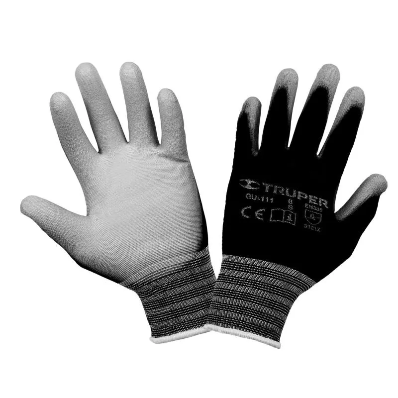 Guantes de Nylon Talla CH recubierto de poliuretano puño tejido, uso varios, GUX-MEC-C 13290 Truper 4.830508 Guantes de Nylon T Guantes de Nylon Talla CH recubierto de poliuretano puño tejido, uso varios, GUX-MEC-C 13290 Truper 4.830508 Guantes de Nylon T