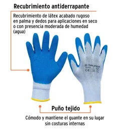  Guantes para Jardinero Talla G cubierto de latex puño tejido, GU-JAR-G 15267 Truper 6.525424 Guantes para Jardinero Talla G cub