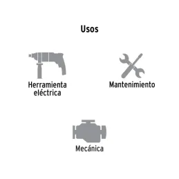  Guantes para Mecanico Unitalla palma reforzada puño ajustable, uso general, GU-MEC-PR 10848 Truper 16.101695 Guantes para Mecan